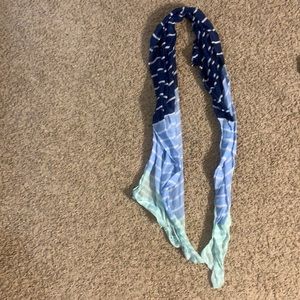 Blue scarf